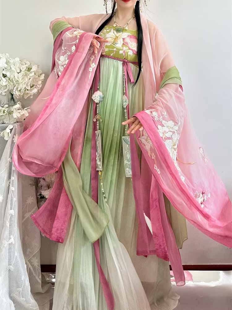 Embroidery Style - أزياء الهالوين النسائية لأداء المسرح، أزياء