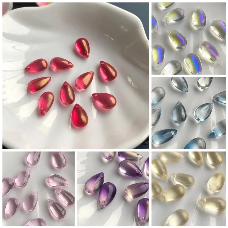 Embroidery Glass Beads - 20 قطعة خرز زجاجي تشيكي مصقول