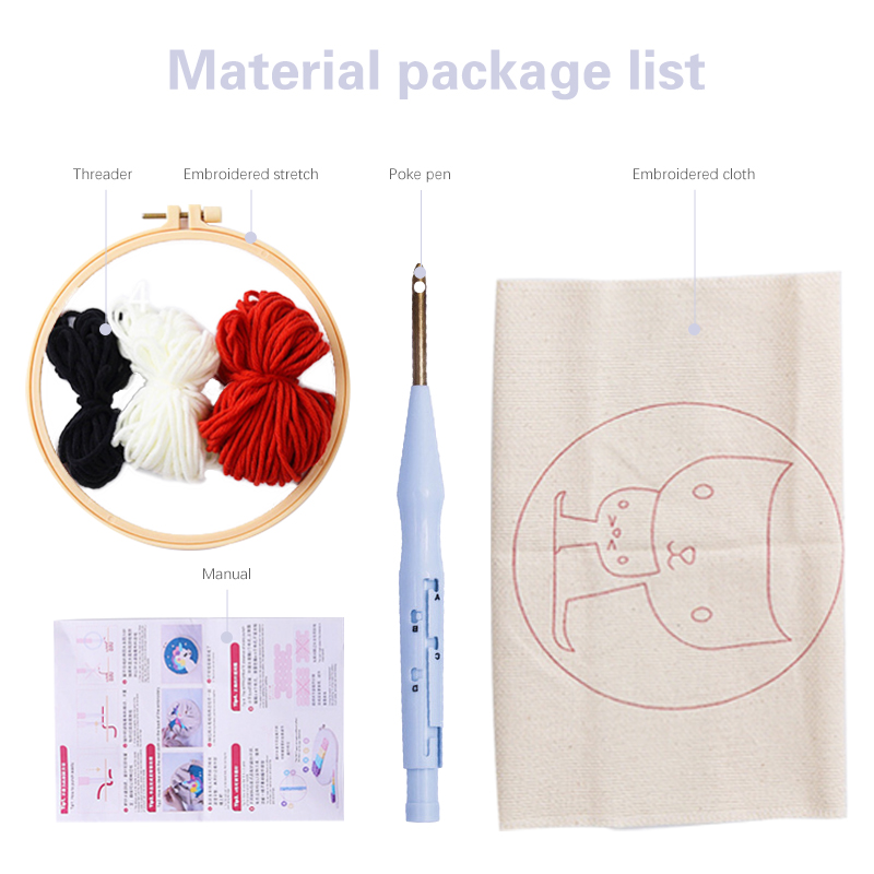 لكمة إبرة التطريز كيت كاتب مجم - مراجعة Embroidery Xmas Kits وسعره
