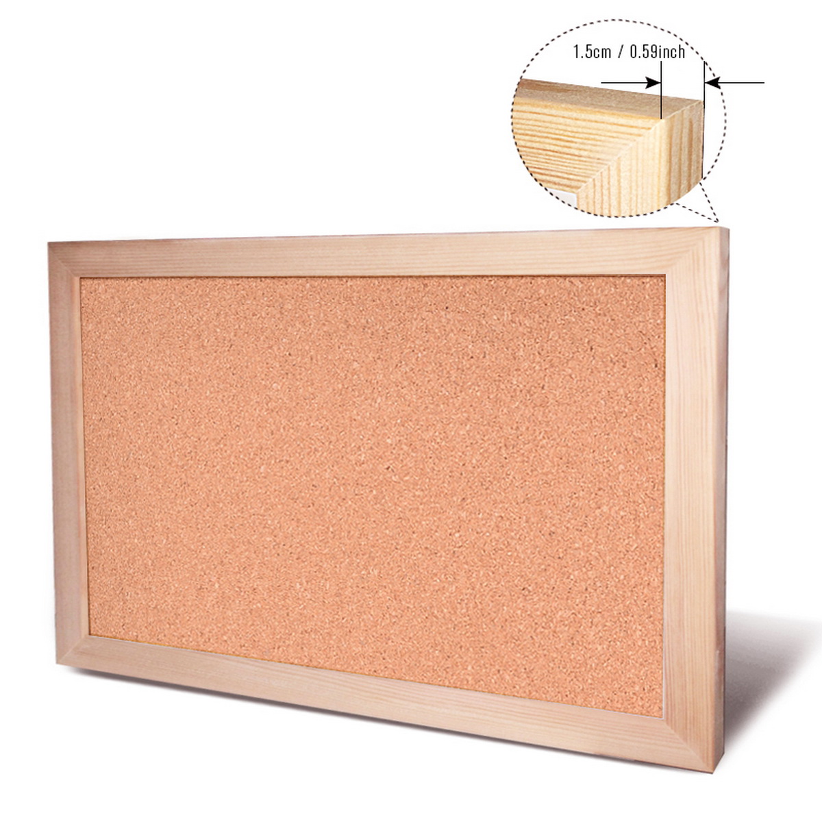 لوحة رسائل بإطار من خشب الصنوب - مراجعة Frame Display Wood وسعره