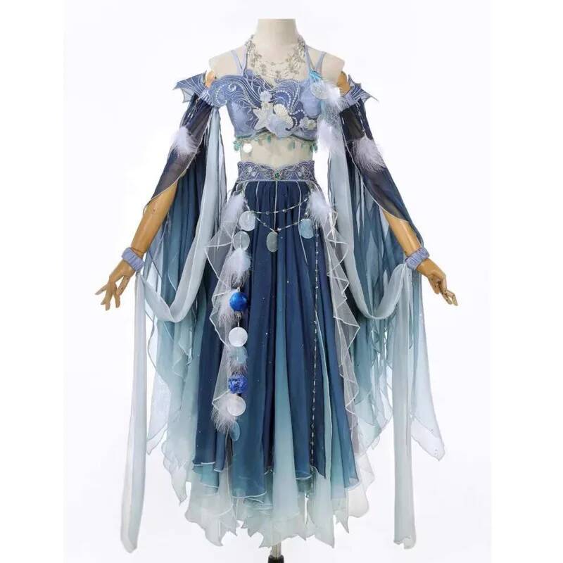 فستان أزرق فريد بتطريز ثقيل، ب - مراجعة Embroidery Style وسعره