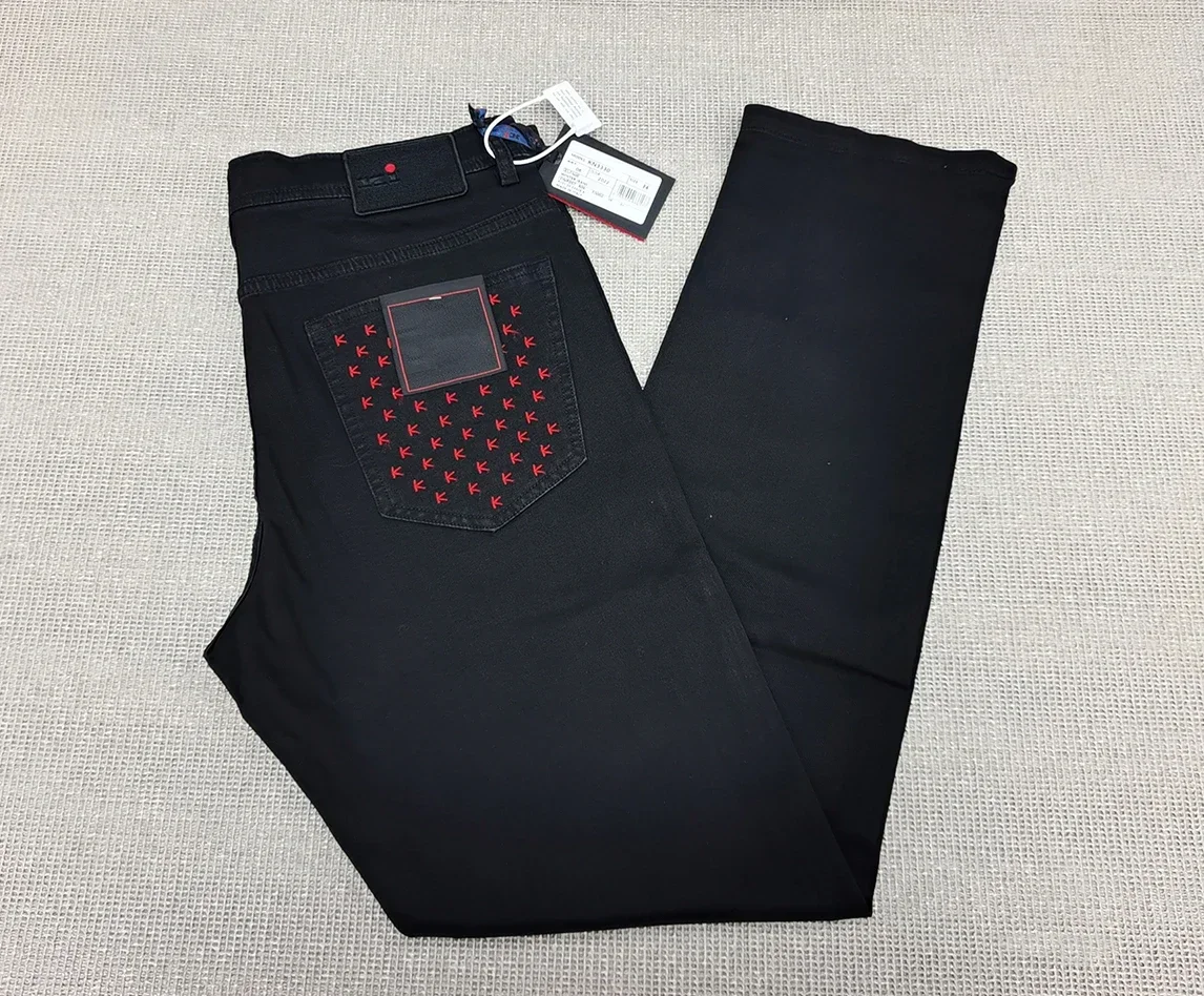 OECHSLI جينز رقيق من القطن للر - مراجعة Embroidery On Jeans وسعره