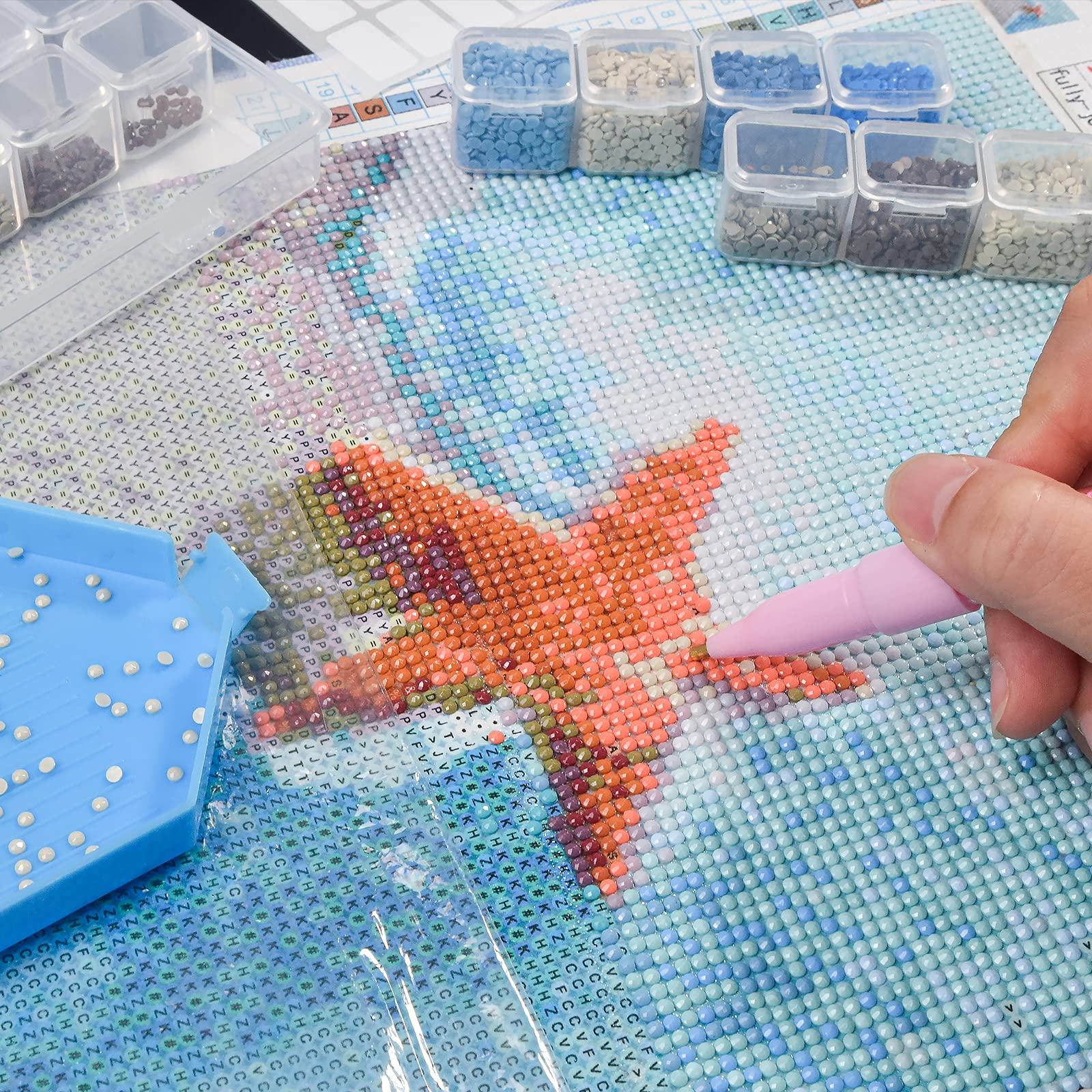 صندوق تطريز ماسي 56/28، أدوات  - مراجعة Embroidery Painting وسعره