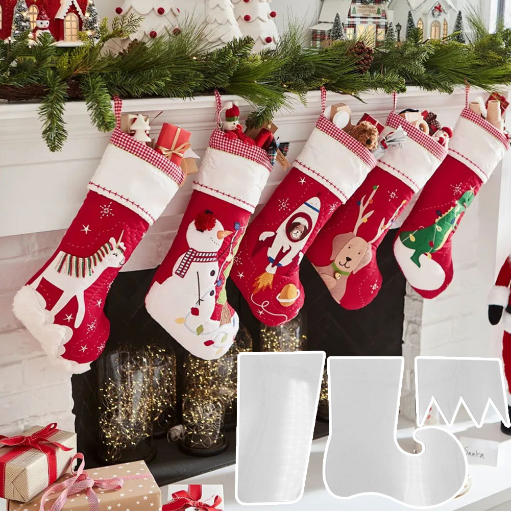 قالب جوارب عيد الميلاد المخصص  - مراجعة Embroidery Xmas Kits وسعره