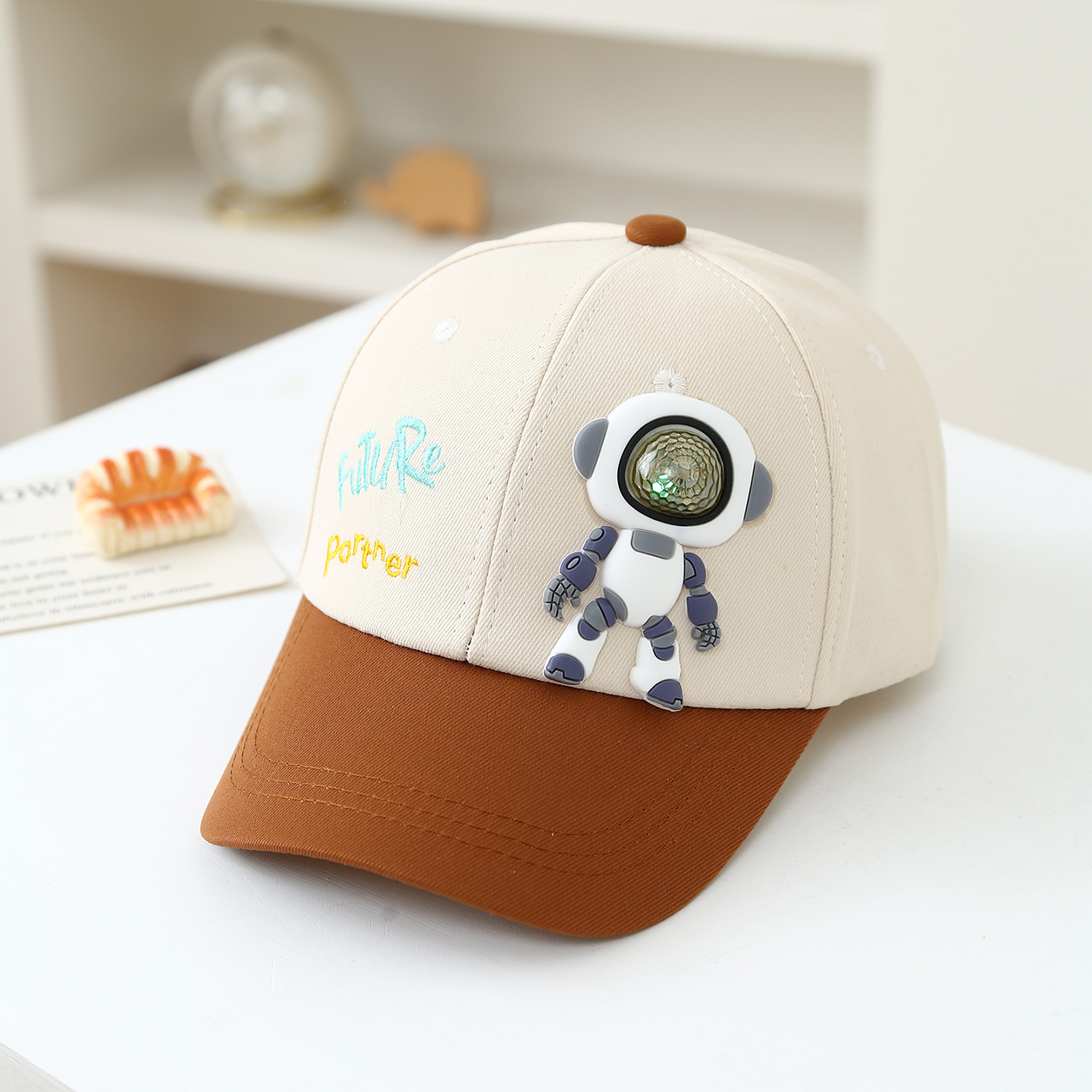 دمية روبوت مطاطية ناعمة للأطفا - مراجعة Embroidery Cap وسعره