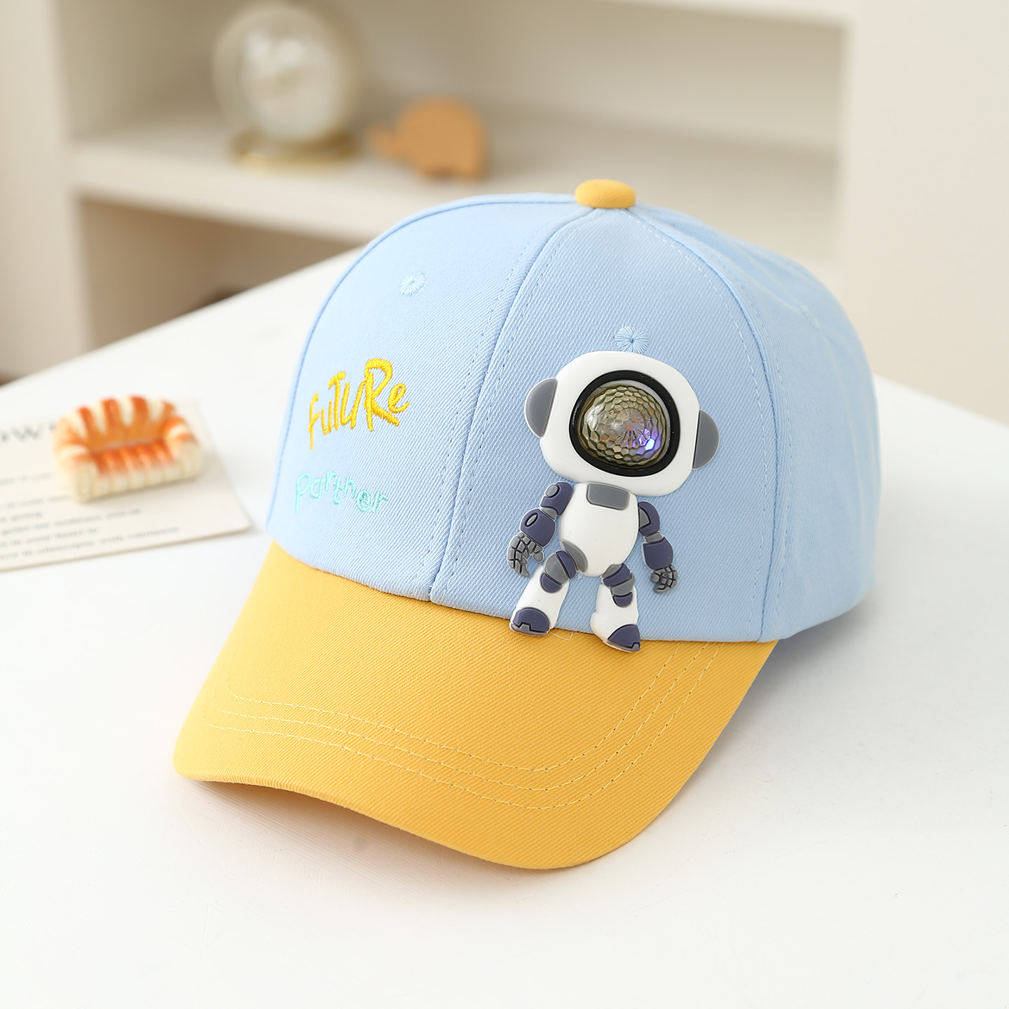 دمية روبوت مطاطية ناعمة للأطفا - مراجعة Embroidery Cap وسعره