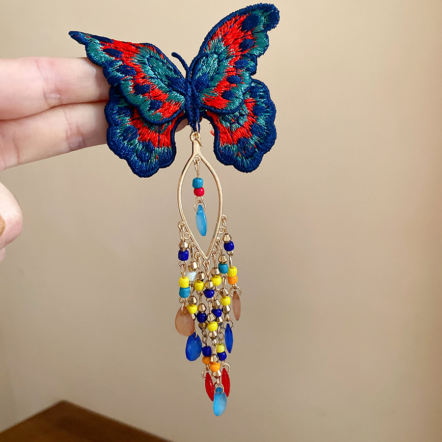 مشابك شعر نسائية جديدة على الط - مراجعة Embroidery Glass Beads وسعره