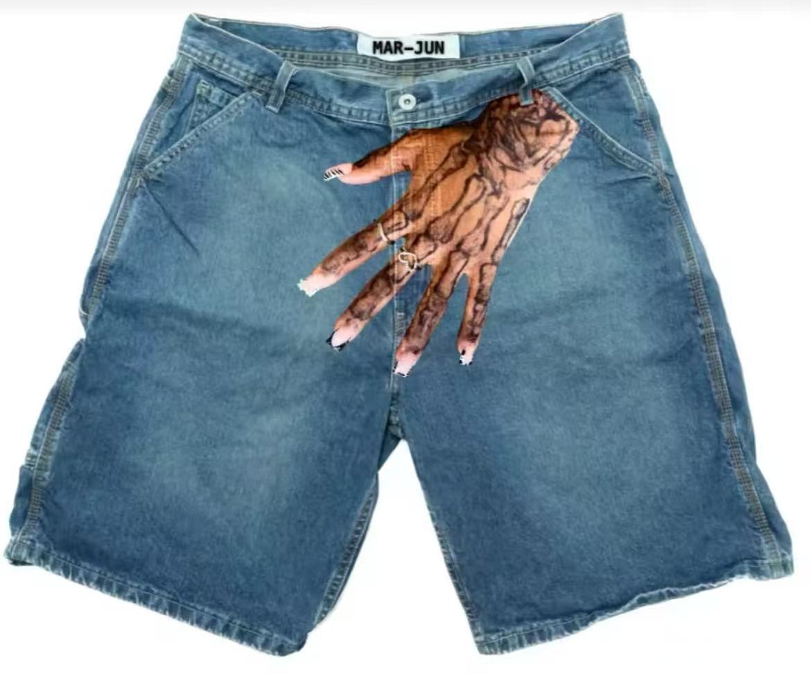 شورت جينز نسائي من ديب تاون Y2 - مراجعة Embroidery On Jeans وسعره