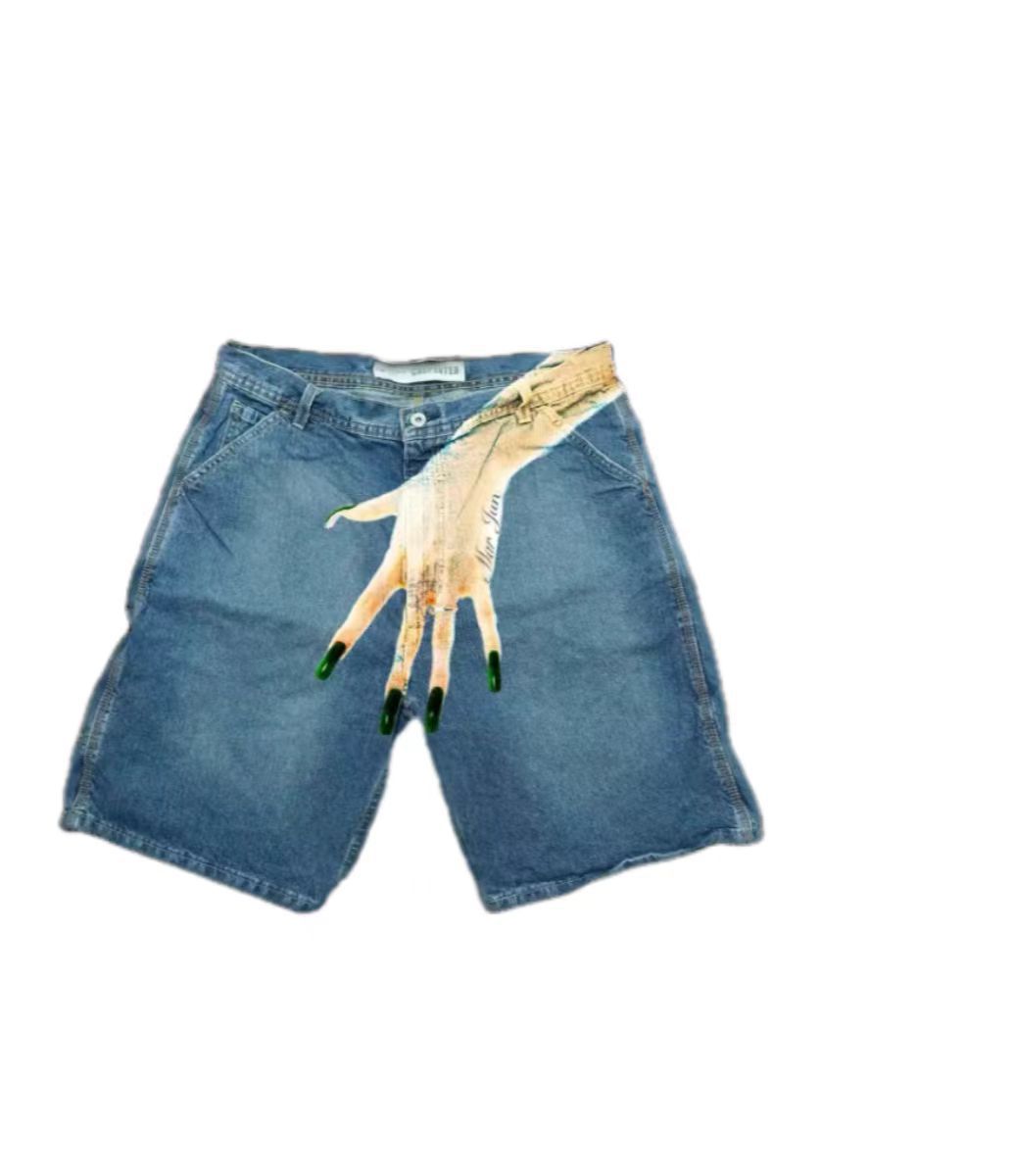 شورت جينز نسائي من ديب تاون Y2 - مراجعة Embroidery On Jeans وسعره