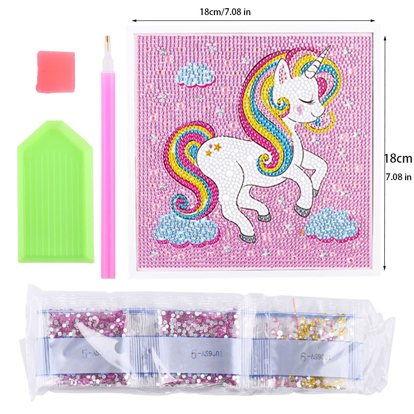5D الماس طقم الطلاء للأطفال ال - مراجعة Embroidery Unicorn وسعره