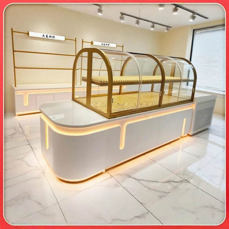 حامل عرض الخبز الزجاجي والخشبي - مراجعة Frame Display Wood وسعره