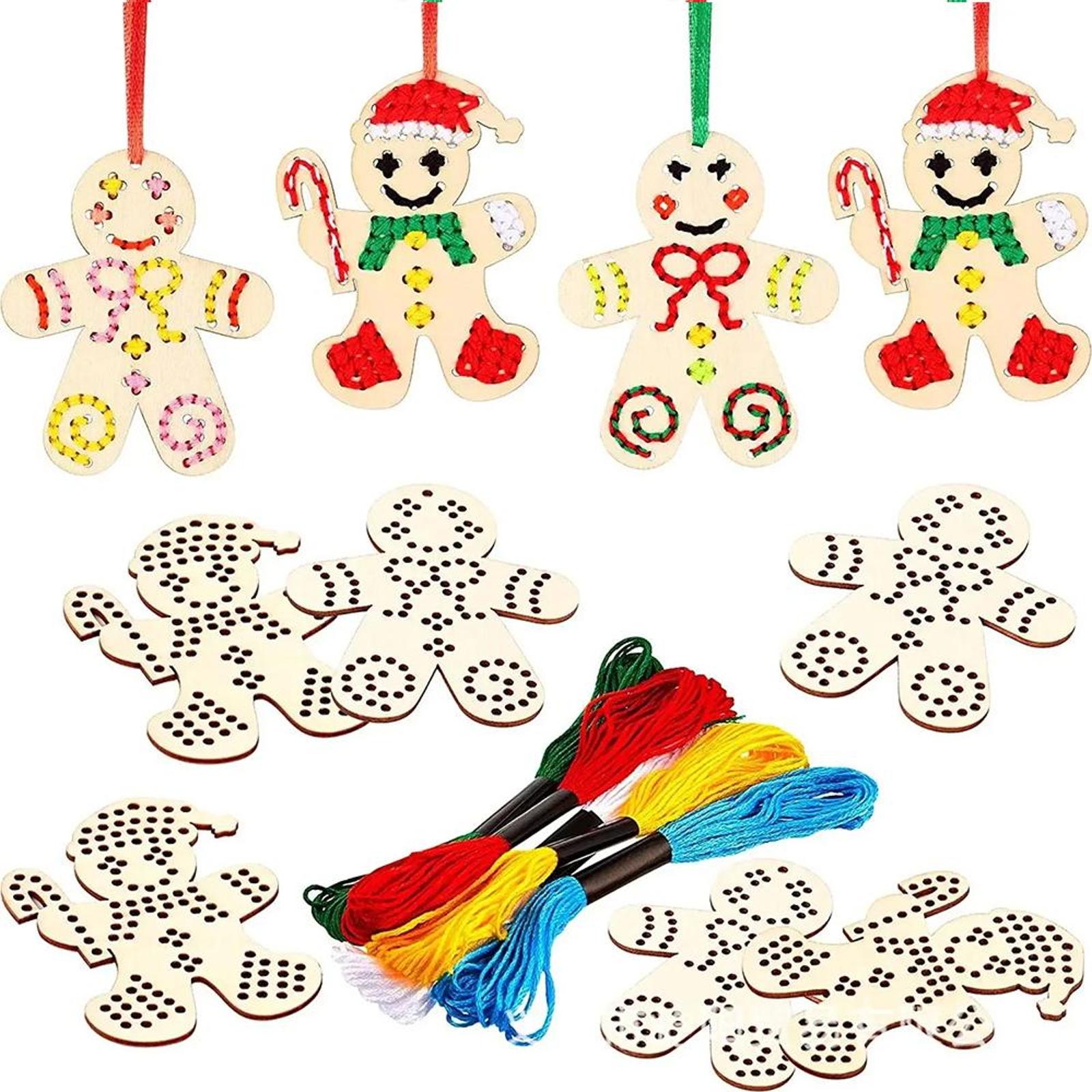 قلادة مطرزة على شكل بيض عيد ال - مراجعة Embroidery Xmas Kits وسعره