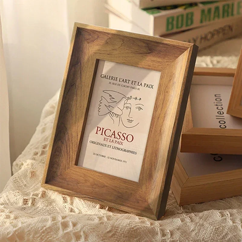إطار صور خشبي 5/6/7/8/10 بوصة  - مراجعة Frame Display Wood وسعره