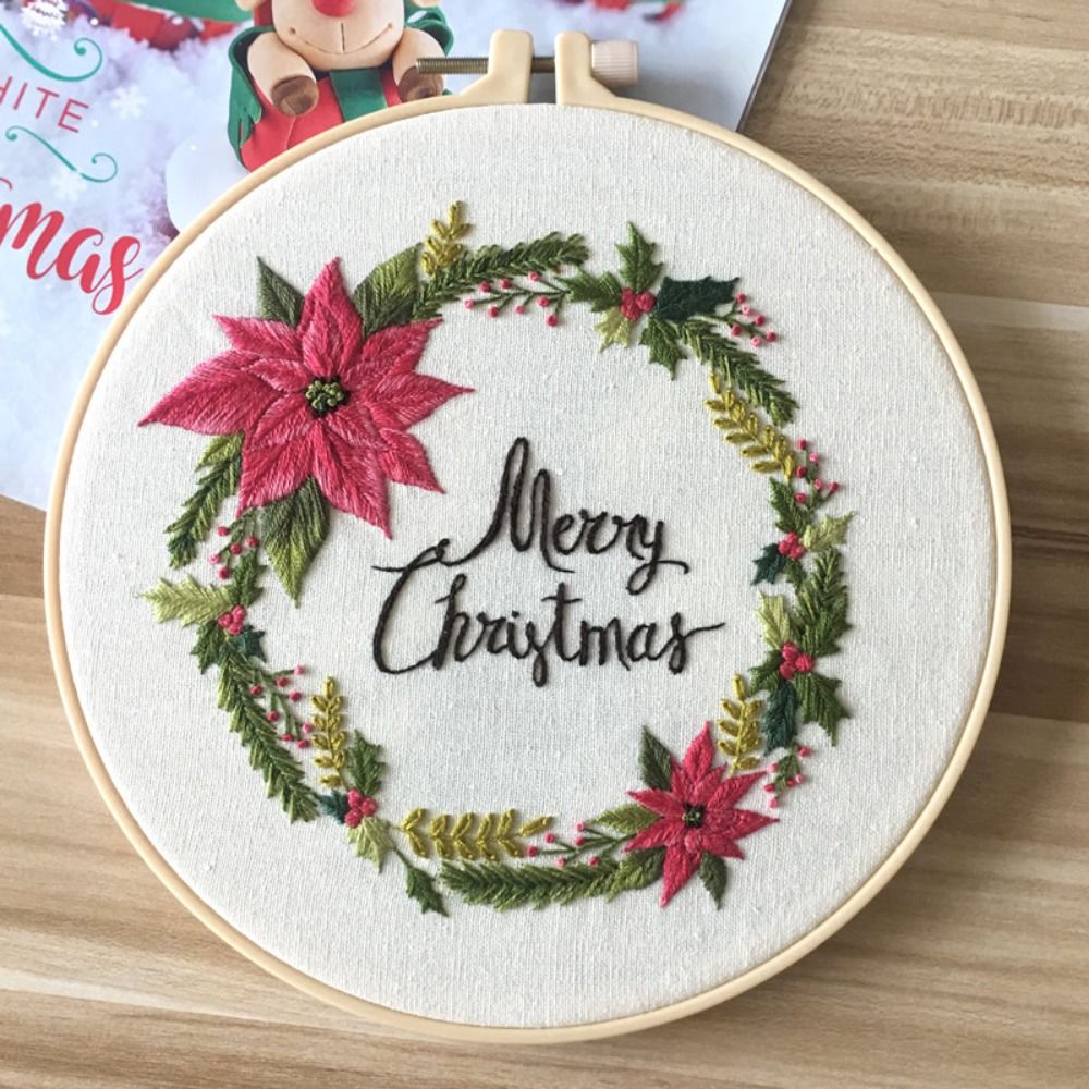 هدايا عيد الميلاد DIY عيد المي - مراجعة Embroidery Xmas Kits وسعره
