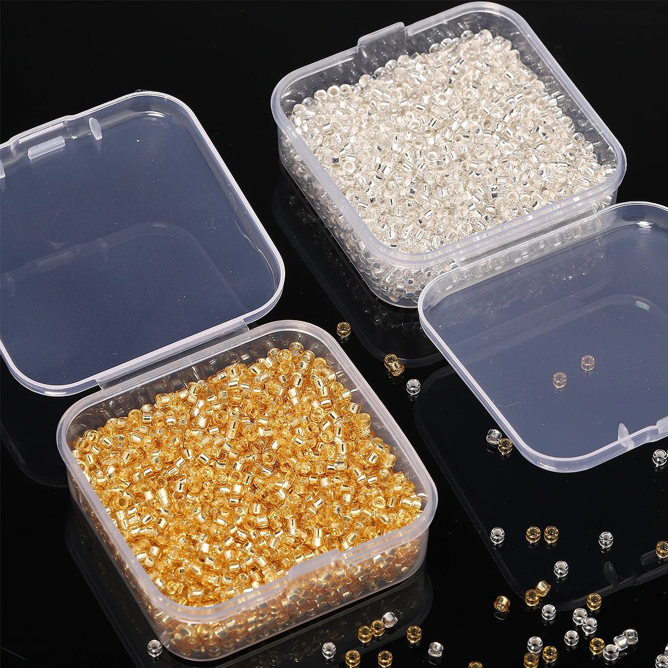 2.5 مللي متر البذور الخرز محاص - مراجعة Embroidery Glass Beads وسعره