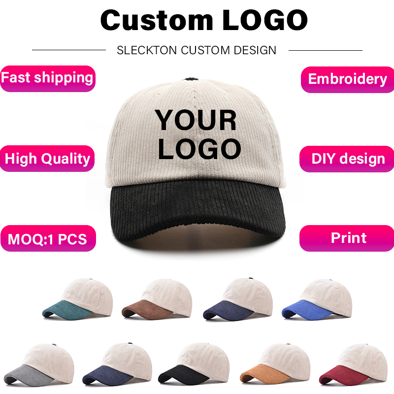 SLECKTON شعار مخصص قبعة بيسبول - مراجعة Embroidery Design Logo وسعره