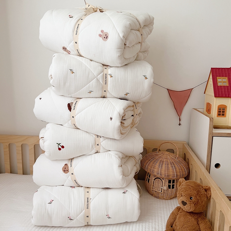 لحاف شتوي للأطفال من القطن وال - مراجعة Embroidery Quilt Cover وسعره