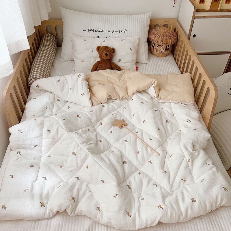 لحاف شتوي للأطفال من القطن وال - مراجعة Embroidery Quilt Cover وسعره