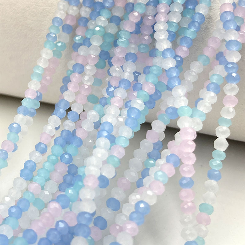 2 مللي متر مختلط اللون الأوجه  - مراجعة Embroidery Glass Beads وسعره