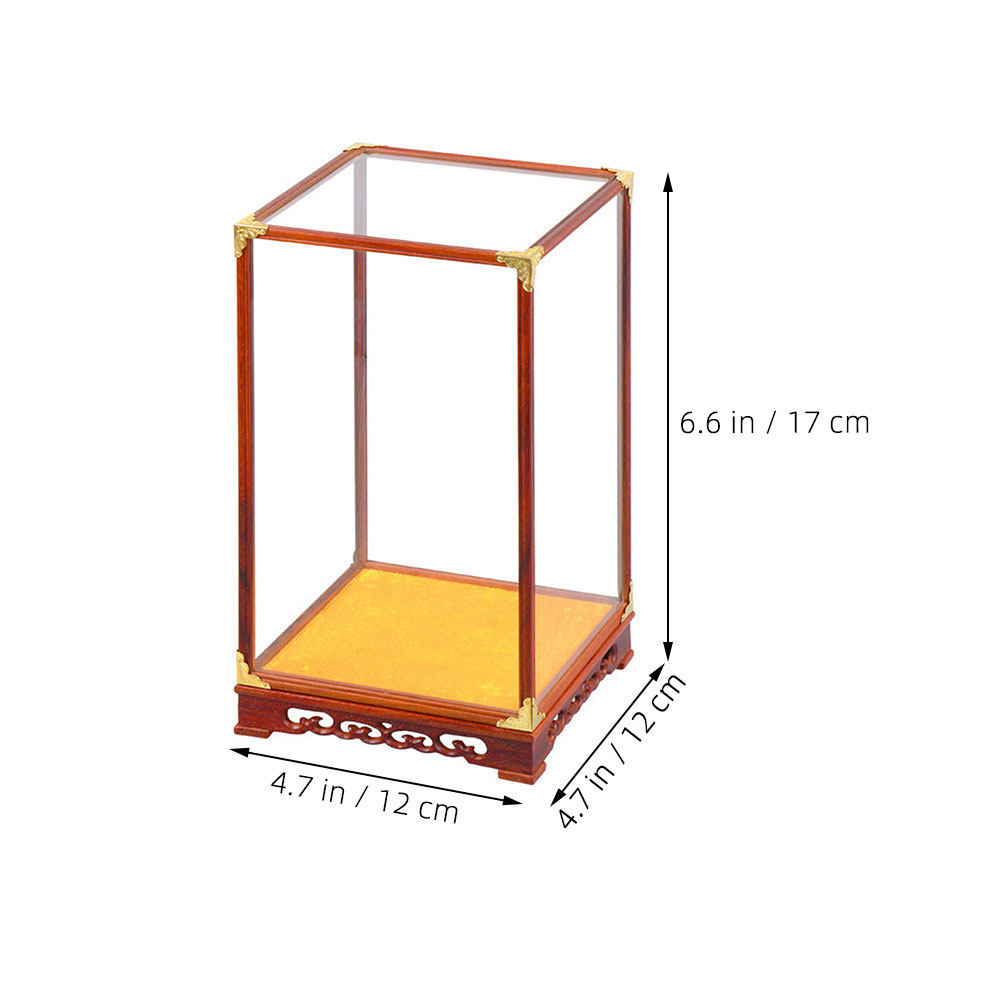 صندوق عرض زجاجي لحماية تماثيل  - مراجعة Frame Display Wood وسعره