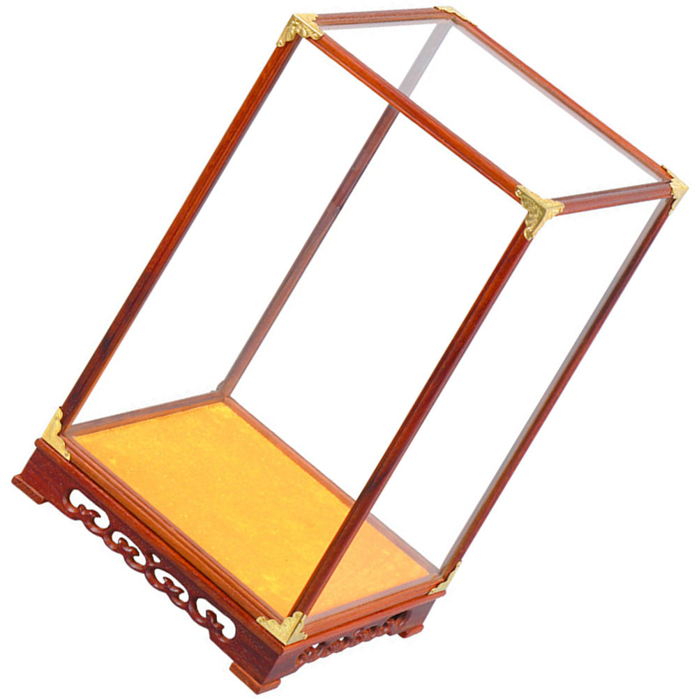 صندوق عرض زجاجي لحماية تماثيل  - مراجعة Frame Display Wood وسعره