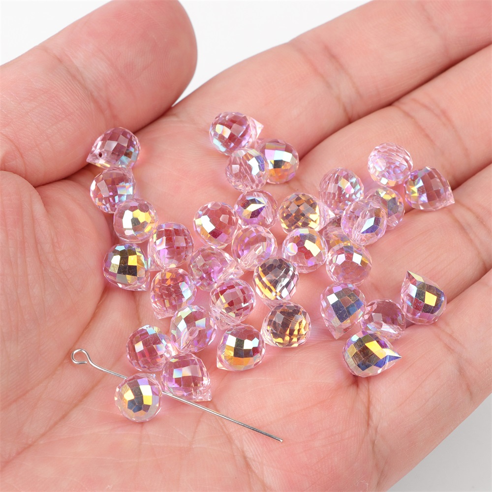 8x10 مللي متر الأوجه كريستال د - مراجعة Embroidery Glass Beads وسعره