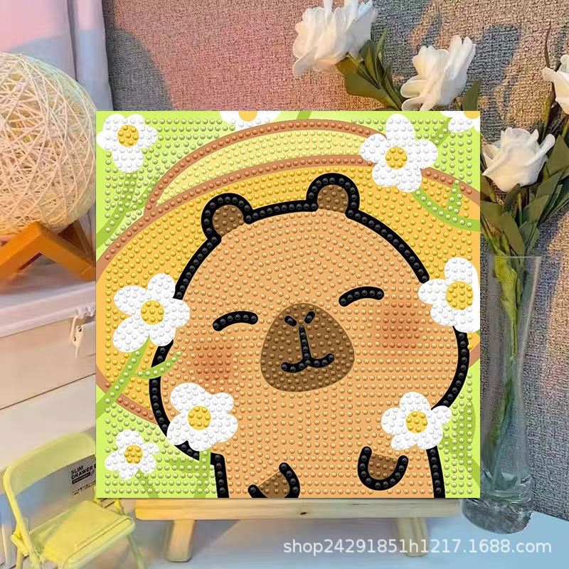 لوحة زخرفية كريستالية على شكل  - مراجعة Embroidery Painting وسعره