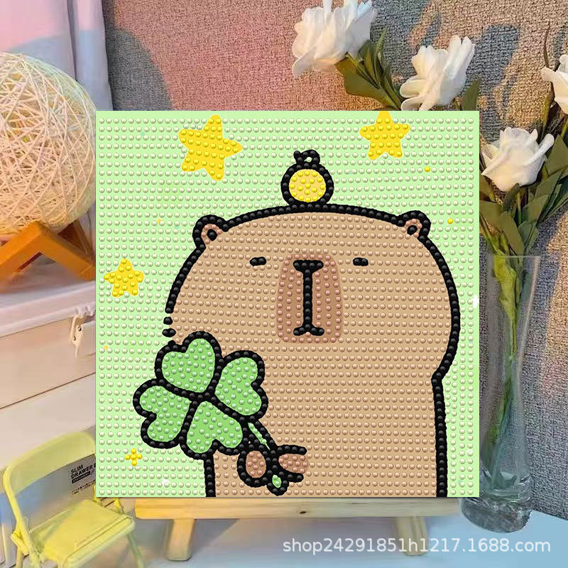 لوحة زخرفية كريستالية على شكل  - مراجعة Embroidery Painting وسعره